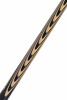 Бильярдный кий для русского бильярда Гоблен, двухсоставной 6+8 (черный граб)