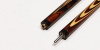 Кий ручной работы Эдельвейс мастер Николаенко (кокоболо, черный граб, граб), запил классика, двухсоставной