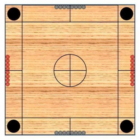 Морской бильярд новус Спорт (100 х 100 х 90 см, светлый)