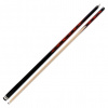 Бильярдный кий для русского бильярда Vantex (черный граб, граб), 18 запилов, двухсоставной